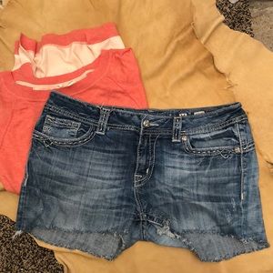 Miss me cut-offs size 34